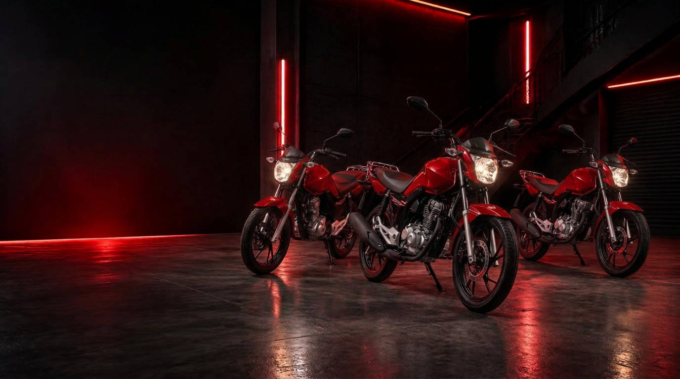 Motos da BFIT Motos em ambiente profissional